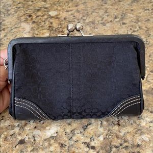 Black Coach clutch
